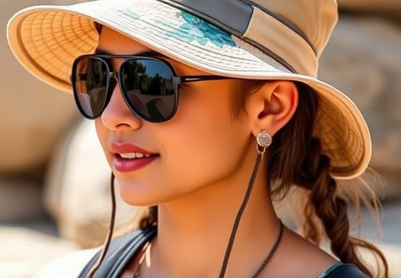 Hat with Fans Solar Power – Solar Fan Sun Hat for Men & Women with USB Charging