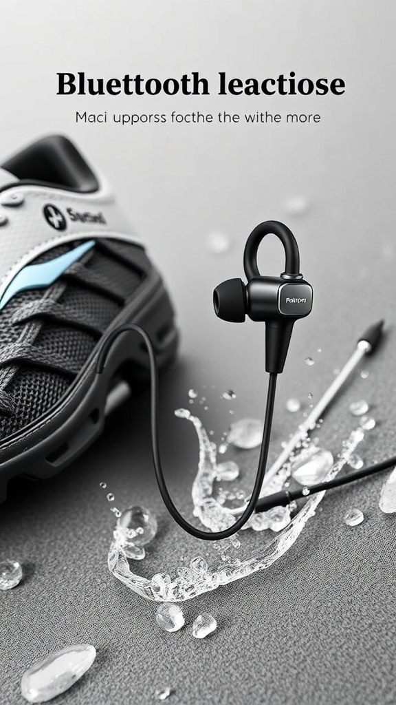 IP7 Waterproof Bluetooth 5.4 Earbuds – 75 H Playtime, Over-Ear Hooks & 4 ENC Mics
