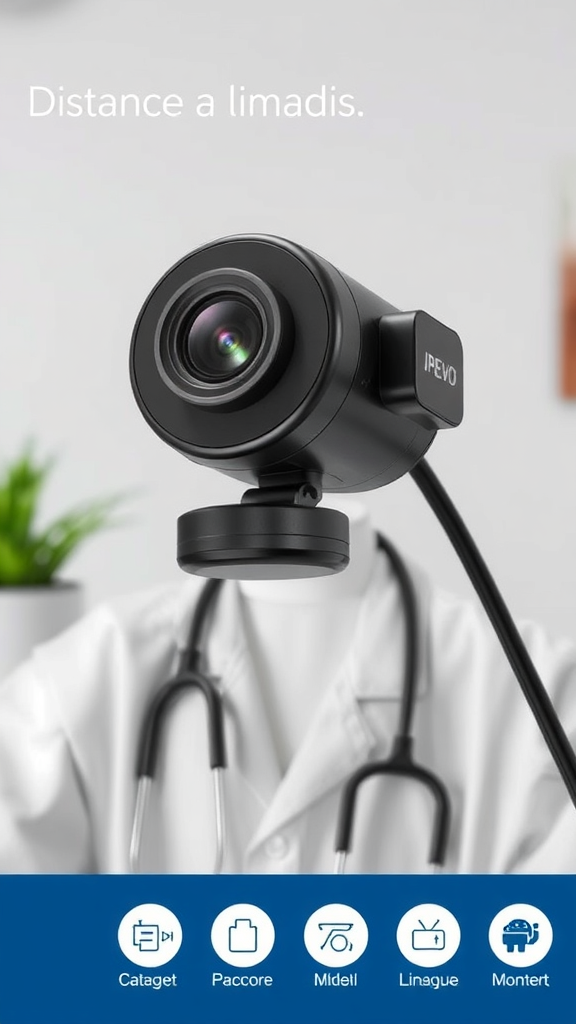IPEVO V4K 8MP USB Doc Cam – Sony CMOS, Full HD 1080p@30 fps for Distance Learning