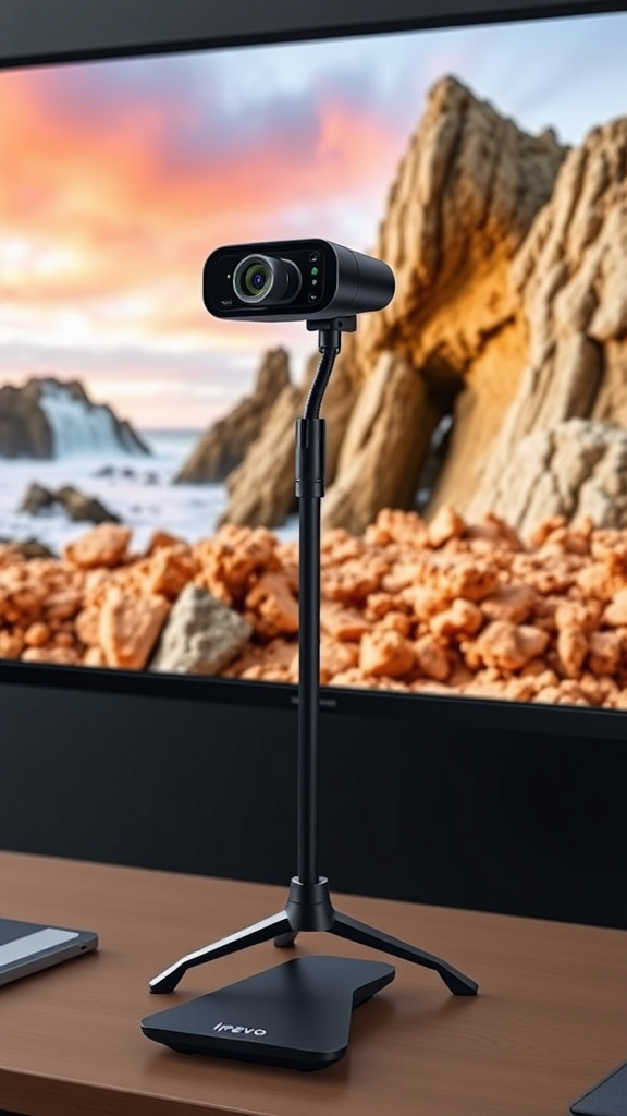 IPEVO V4K USB Visual Presenter – 8 MP, Multi-Joint Stand, Lag-Free E-Learning & Demos