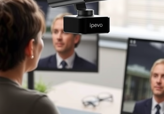 IPEVO V4K Ultra HD 8MP Document Camera – USB Plug & Play for Teaching & Conferences