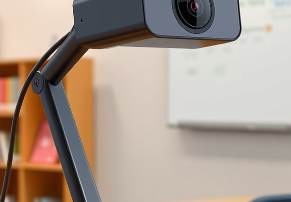 IPEVO V4K Ultra HD Document Camera – 8 MP, 3264×2448 & 1080p30 USB for Classroom Demo