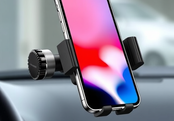 Jononser 360° Vacuum Magnetic Suction Phone Mount – Foldable Pocket-Size Car & Gym Holder