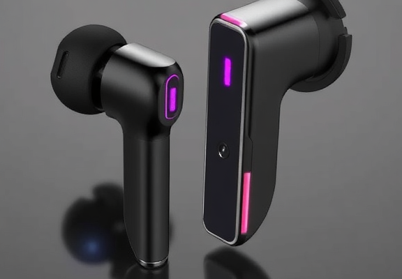 LED Display Bluetooth Earbuds – 75 H Stereo Deep Bass & 4 ENC Mics, IP7 Waterproof Sports Headphones