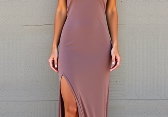 LILLUSORY Womens Summer Casual Slip Dresses Spaghetti Strap Double Lined Bodycon Maxi Dress