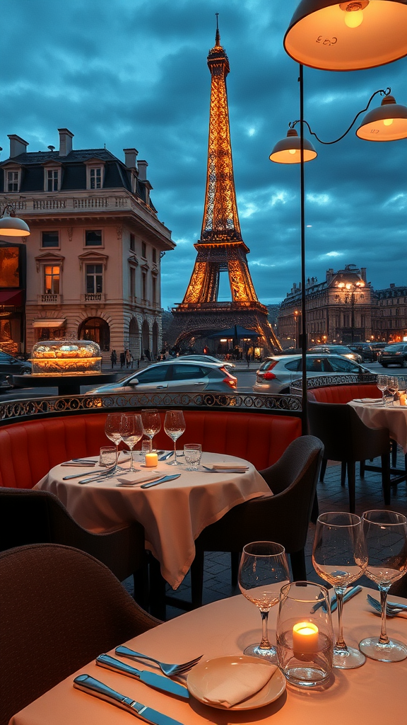 Luxury dining experiences in Paris