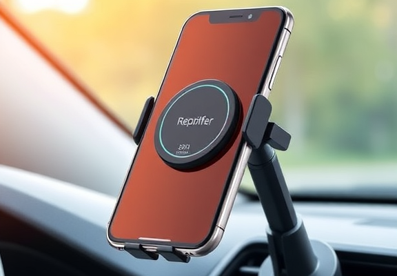 Repmidfer 2025 360° Rotatable Vacuum Magnetic Phone Holder – Foldable Strong Suction Mount