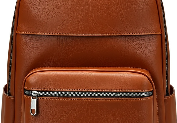 Samsonite Classic Leather Backpack, Cognac , One Size