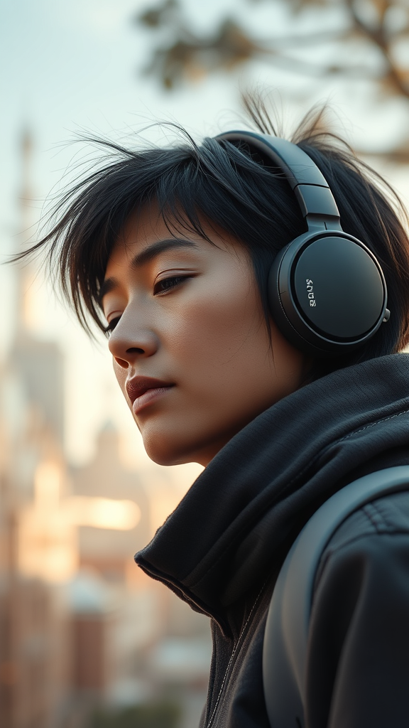 Sony WH-1000XM5 – Explore with Noise Cancelling Headphones