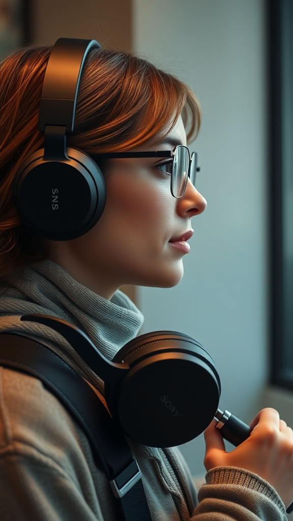 Sony WH-1000XM5 – Travel ANC Headphones with Speak-to-Chat
