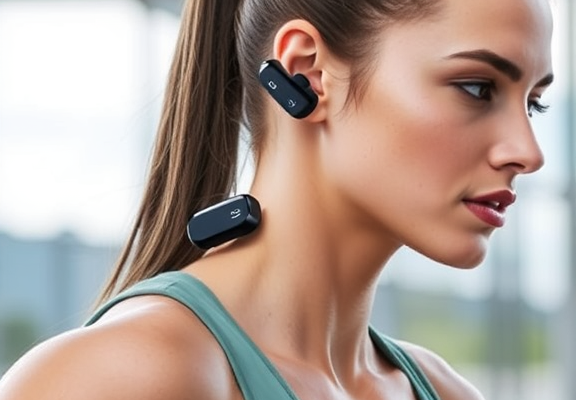 Sports Earhooks Wireless Earbuds – Bluetooth 5.4, 75 H Runtime, Deep Bass & ENC Mics