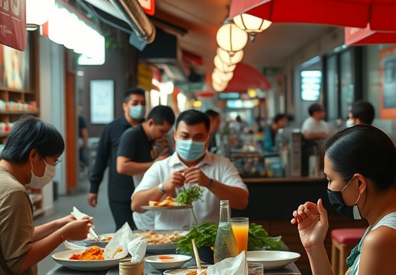 Street food vs. fine dining in Singapore