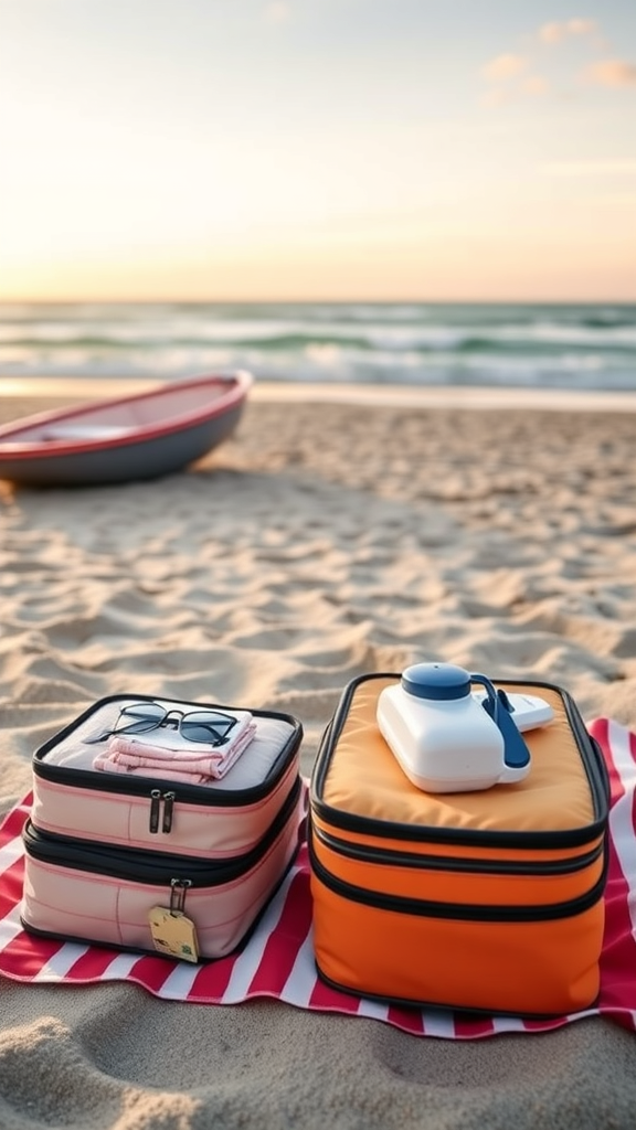 Veken 8 Set Packing Cubes for Travel Essentials – Beach Vacation Packing Setup