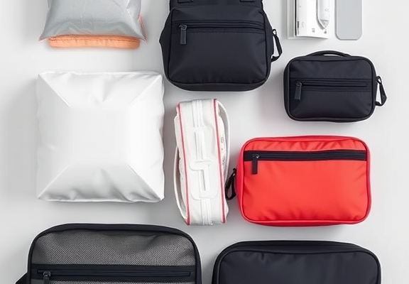 Veken 8 Set Packing Cubes for Travel Essentials – Lightweight Folded Travel Flatlay