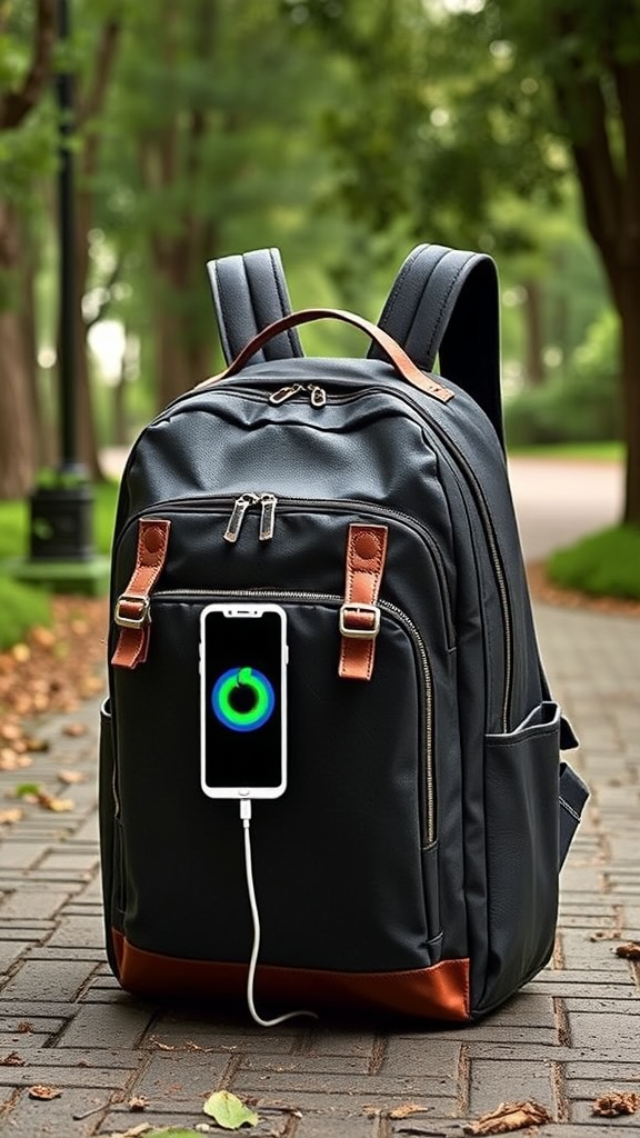 YALUNDISI Vintage Backpack Travel Laptop Backpack with usb Charging Port for Women & Men