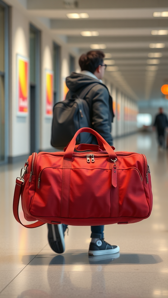 carry on duffel bag size