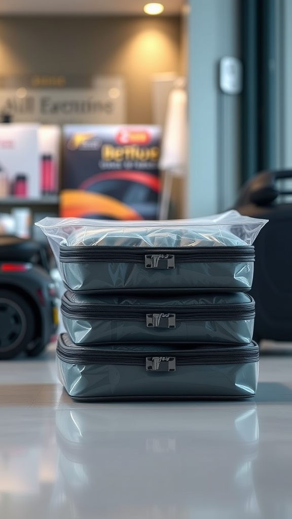 compression travel packing cubes