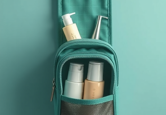 hanging travel toiletry bag