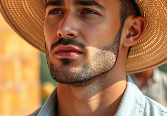 men summer hat