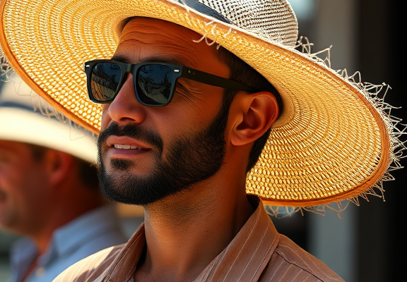 men sun hats