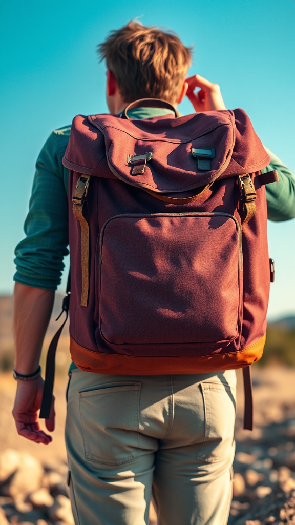 mens travel rucksack