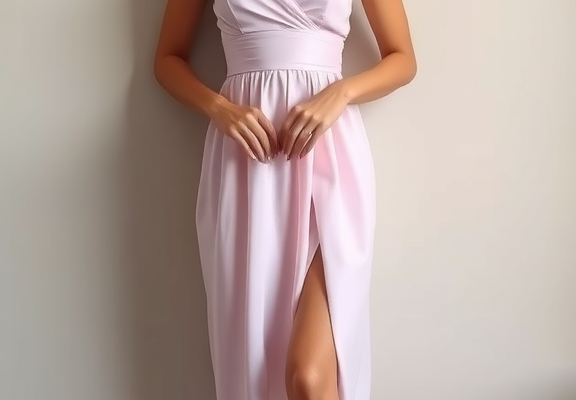 mini formal women's light pink strapless dress