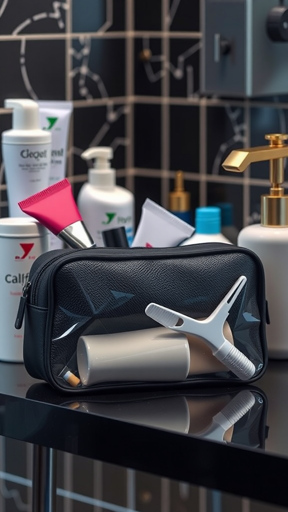 personalized toiletry bag