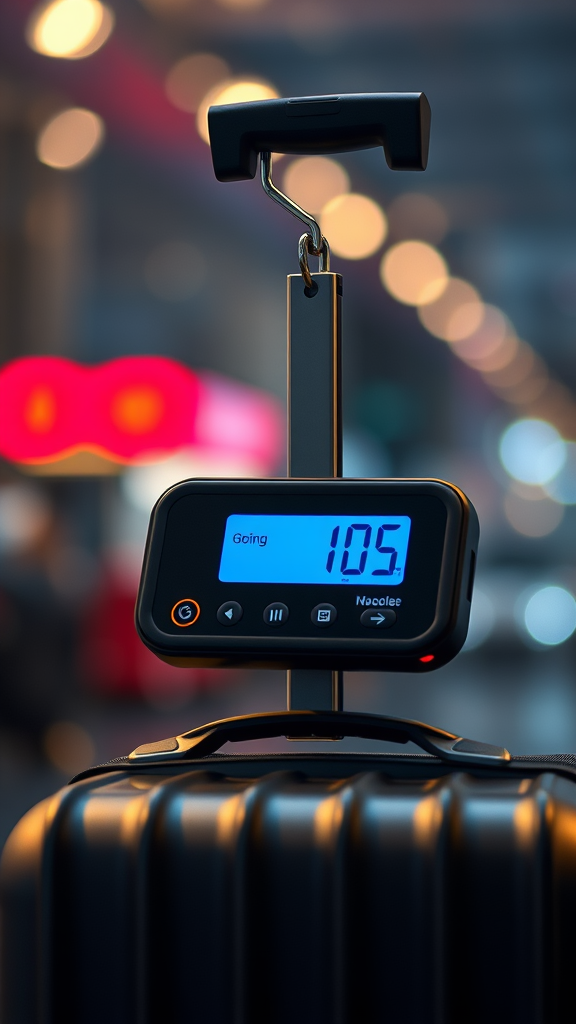 portable luggage scale