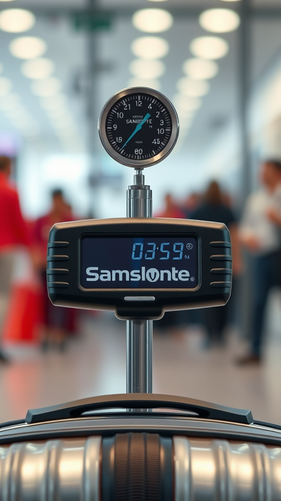 samsonite luggage scale