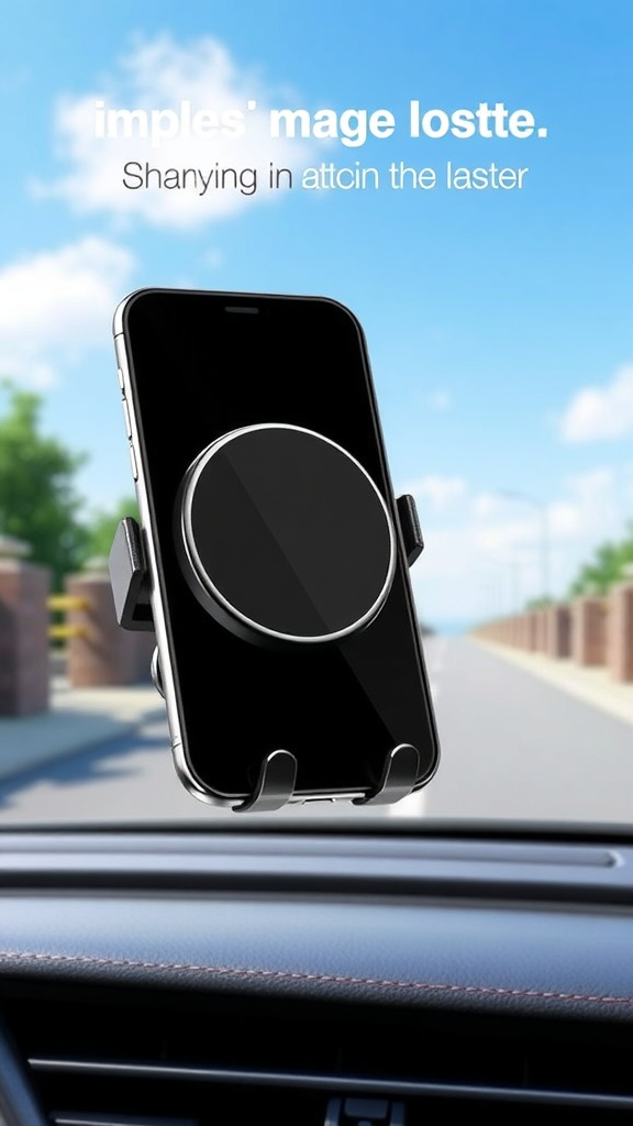 snanlen Nano Gel 360° Magnetic Phone Holder – 108 lb Suction Cup Mount for iPhone