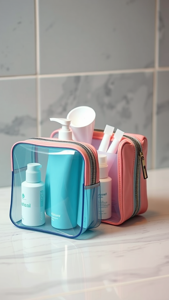 toiletry bags