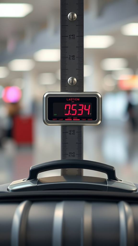 weight measuring scale for luggage