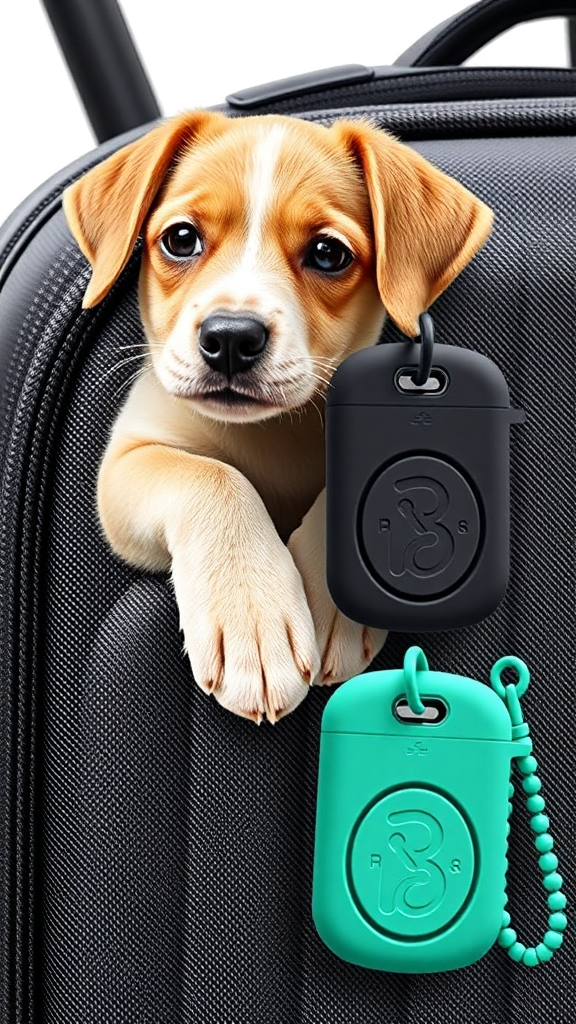 AirTag Holder 4 Pack – Waterproof Shockproof Silicone Cases with Keychain for Pet & Luggage