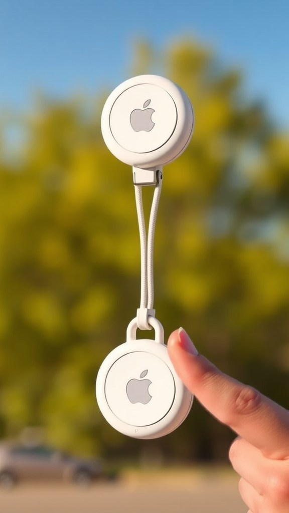 Apple AirTag Tracking Device 4‑Pack (Renewed) – Location Finders with Replaceable Batteries