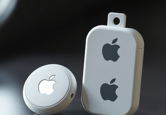 Apple AirTag Tracking Device 4‑Pack (Renewed) – Location Finders with Replaceable Batteries