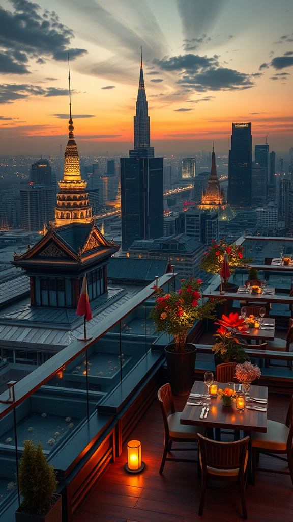 Best rooftop dining in Bangkok