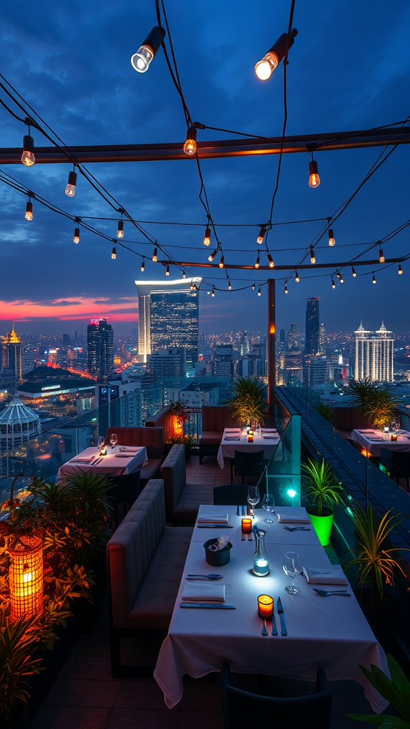 Best rooftop dining in Bangkok