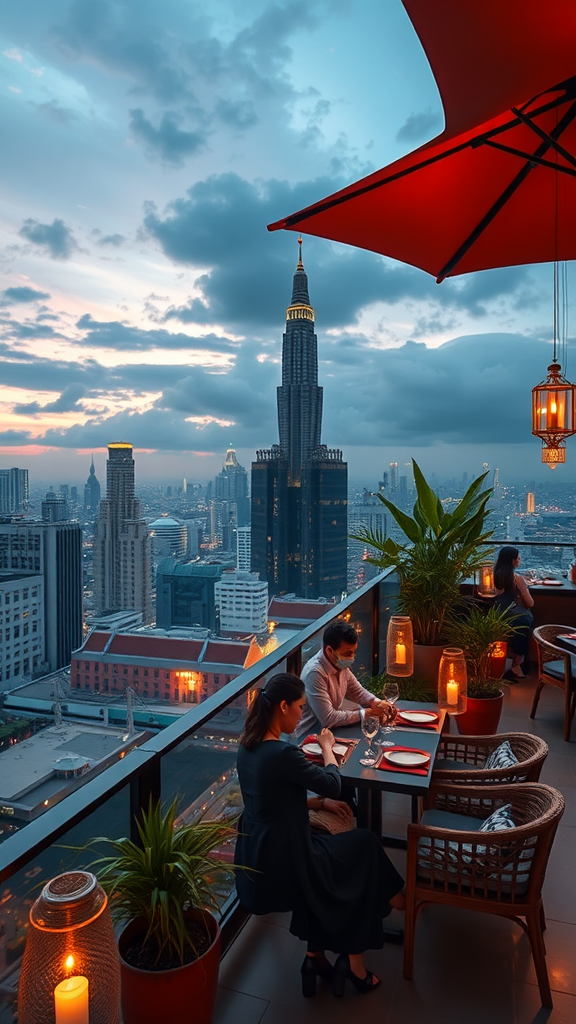 Best rooftop dining in Bangkok