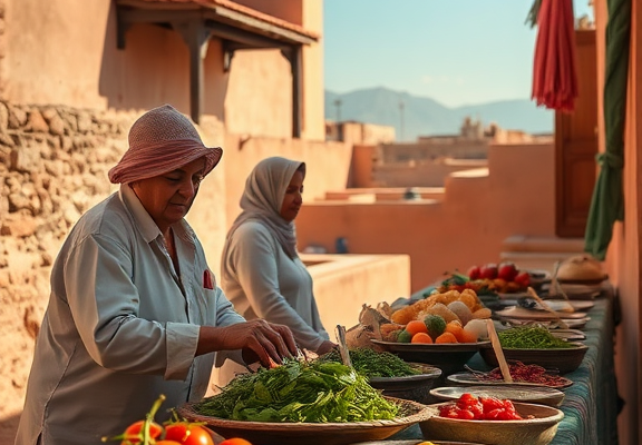 Cultural food experiences in Morocco