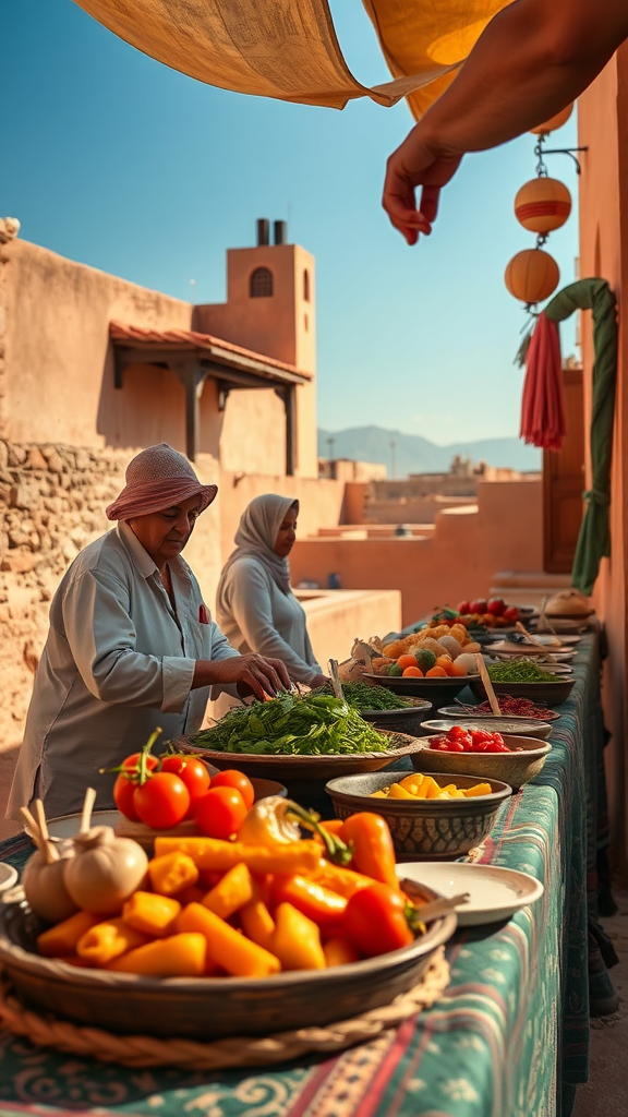 Cultural food experiences in Morocco