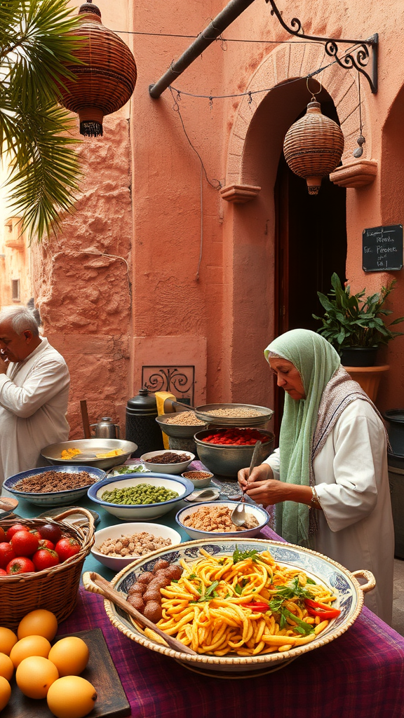 Cultural food experiences in Morocco
