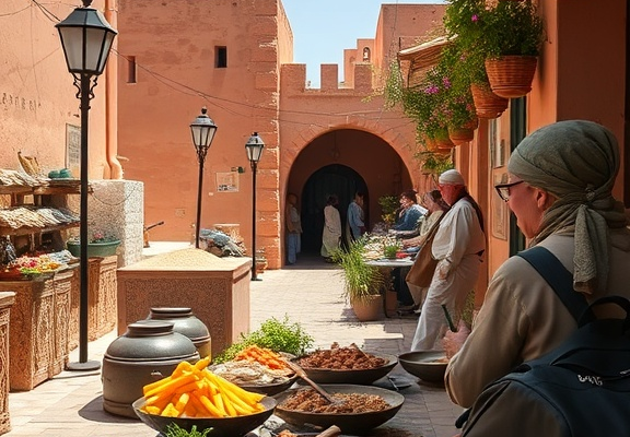 Cultural food experiences in Morocco