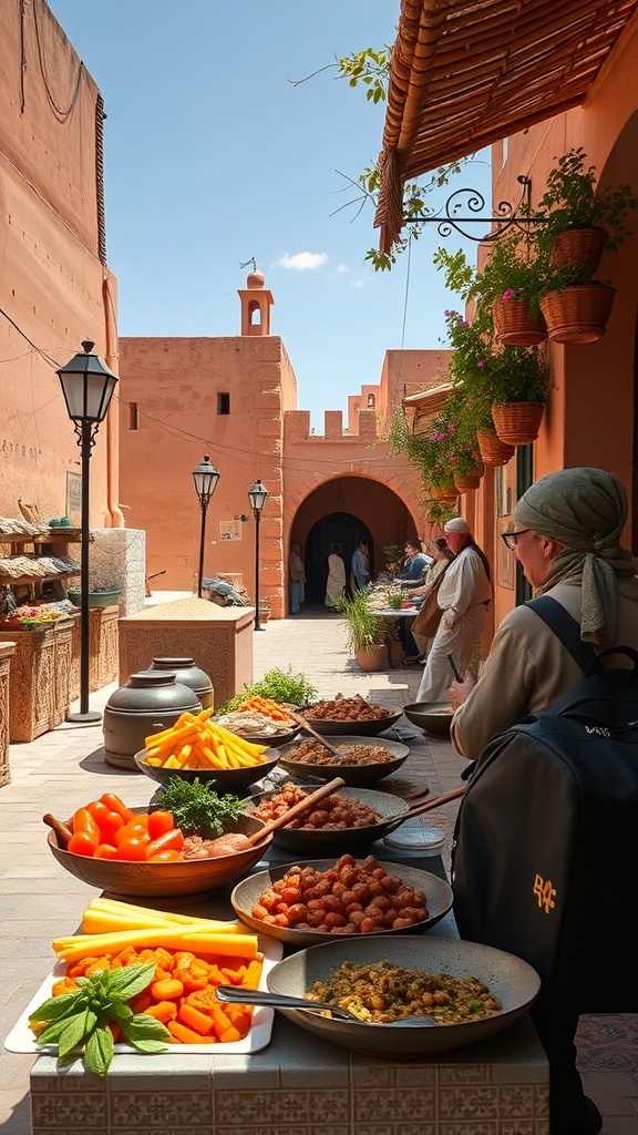Cultural food experiences in Morocco