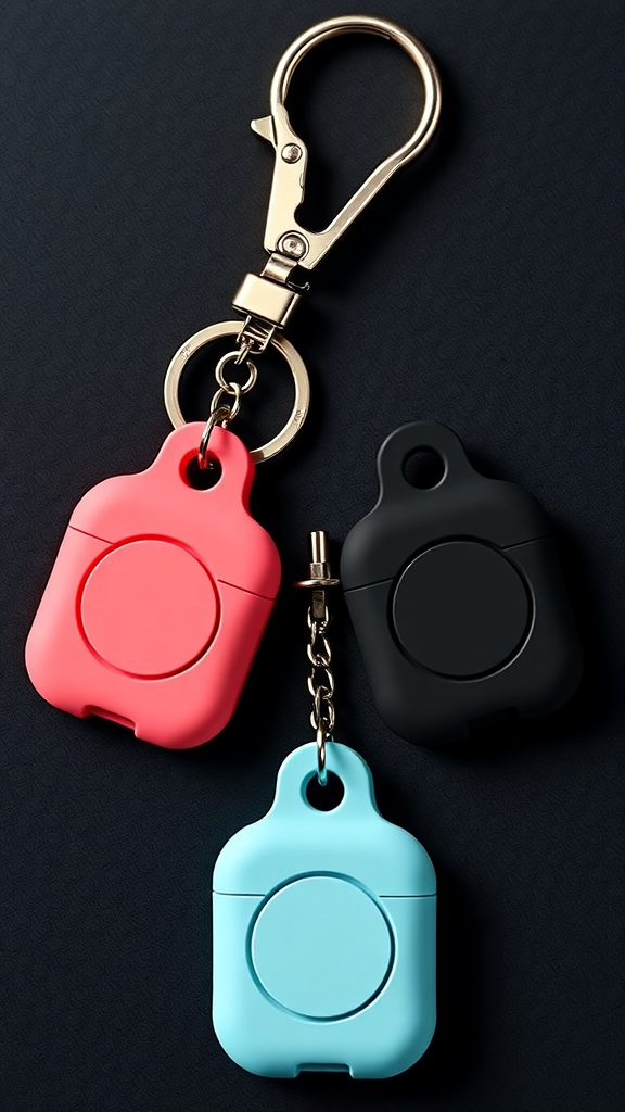 Galafoki AirTag Holder 4 Pack – Waterproof Keychain Silicone Cases for Apple AirTag (4 Colors)