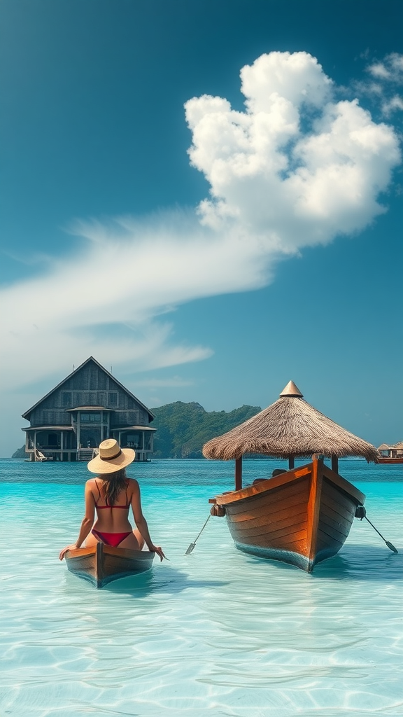 Gili Islands luxury guilt? Use a fixed splurge budget and affirmations to enjoy indulgence confidently