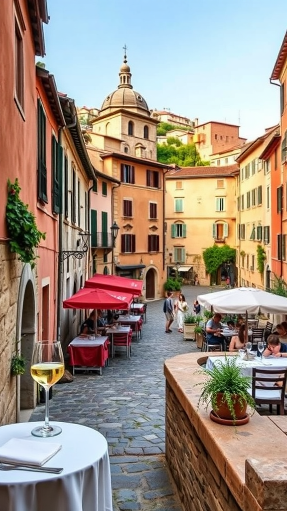 Gourmet travel itinerary for Italy