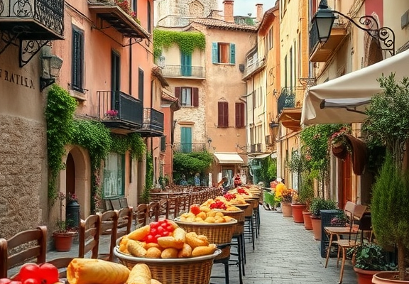 Gourmet travel itinerary for Italy