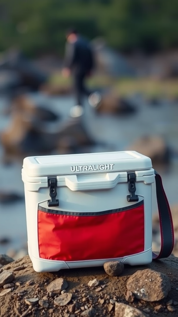 👉 Grab an ultralight soft cooler or soft-side cooler with shoulder strap; they weigh under 2 lbs and fold flat when empty.
