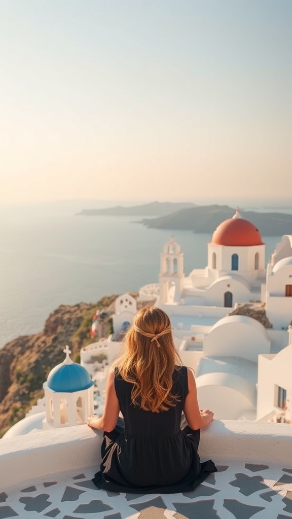 How to Feel Present and Peaceful During Best time to visit Santorini without crowds
