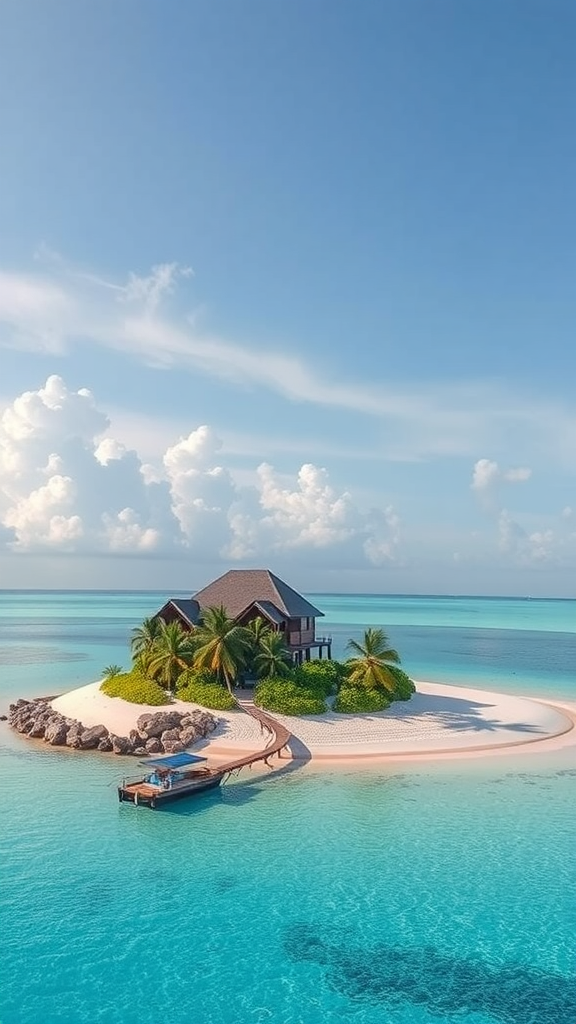 Private island vacations in the Maldives